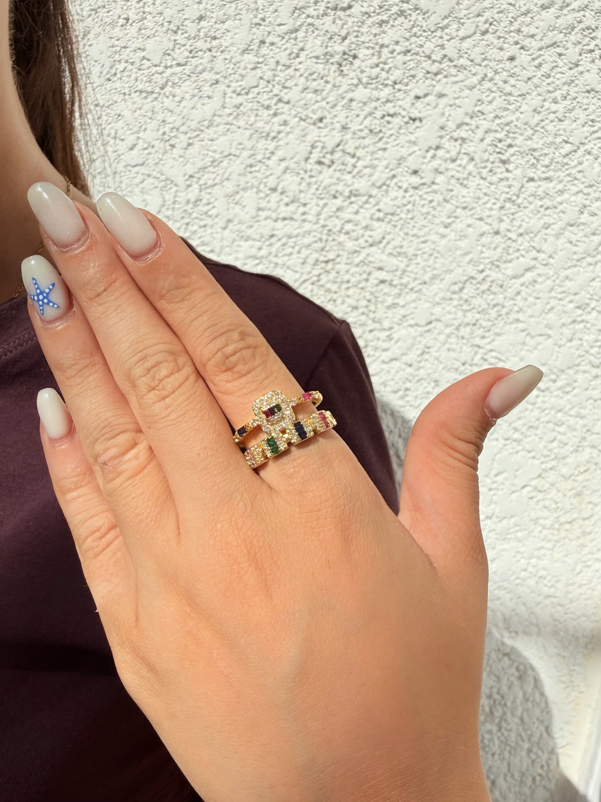 Rainbow Luxe Ring