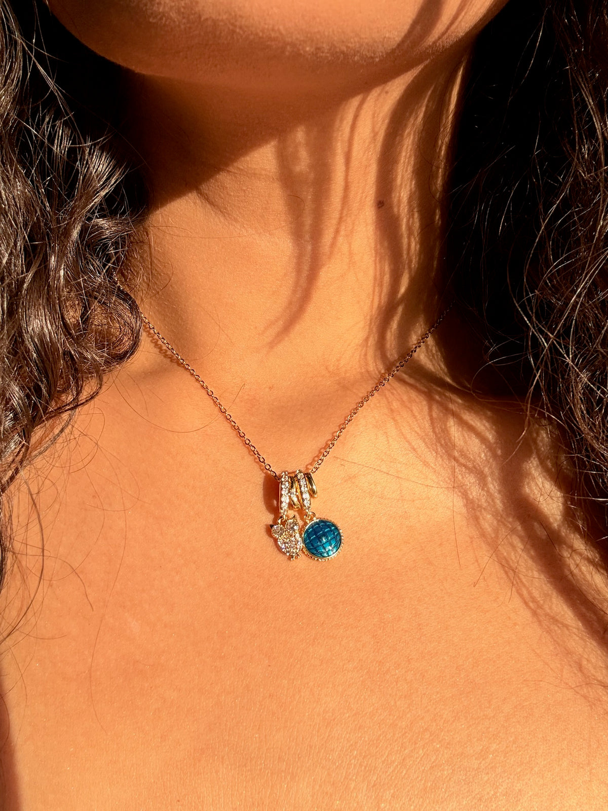 Owl Around the World Necklace