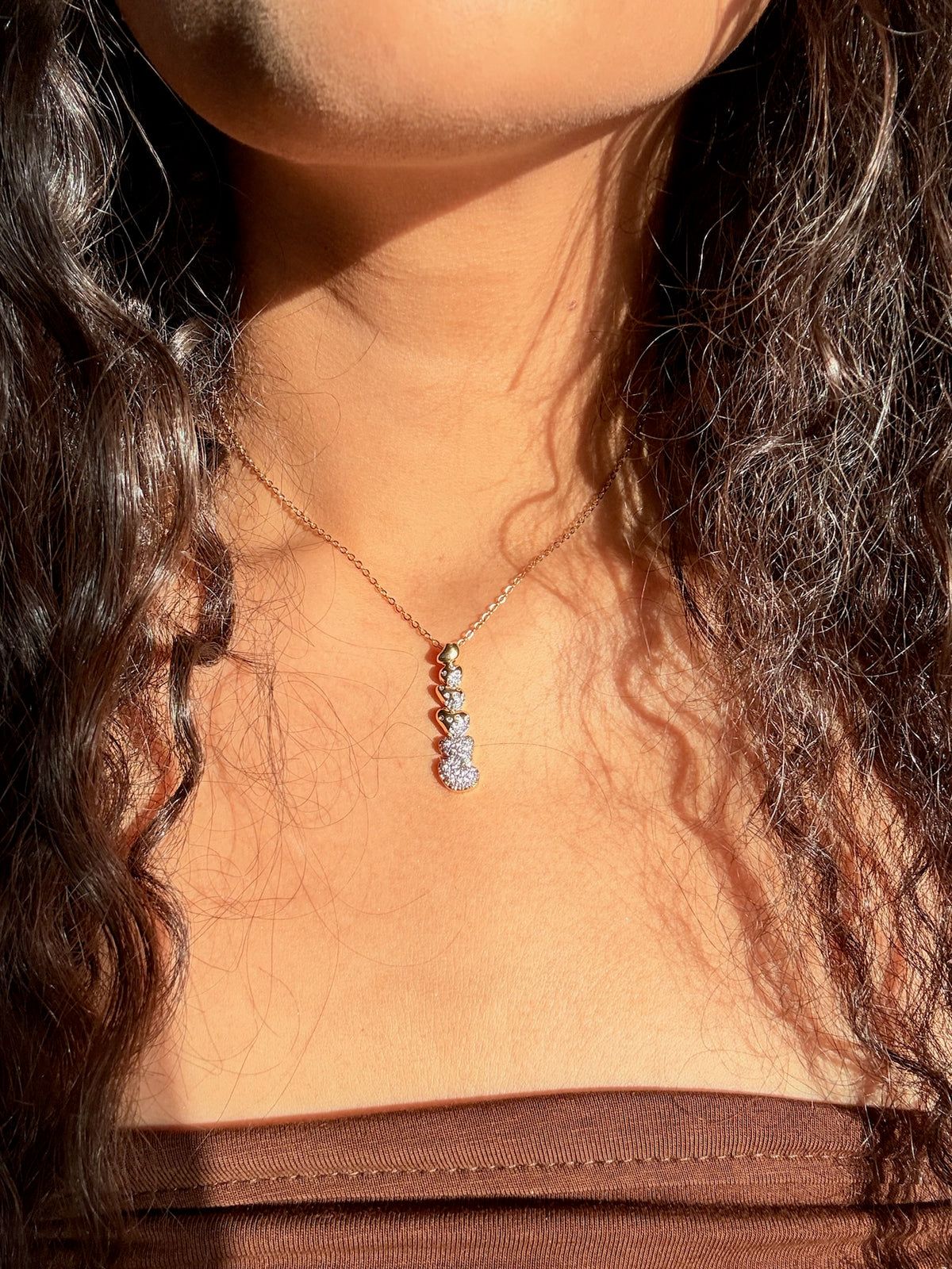 Cascading Hearts Necklace
