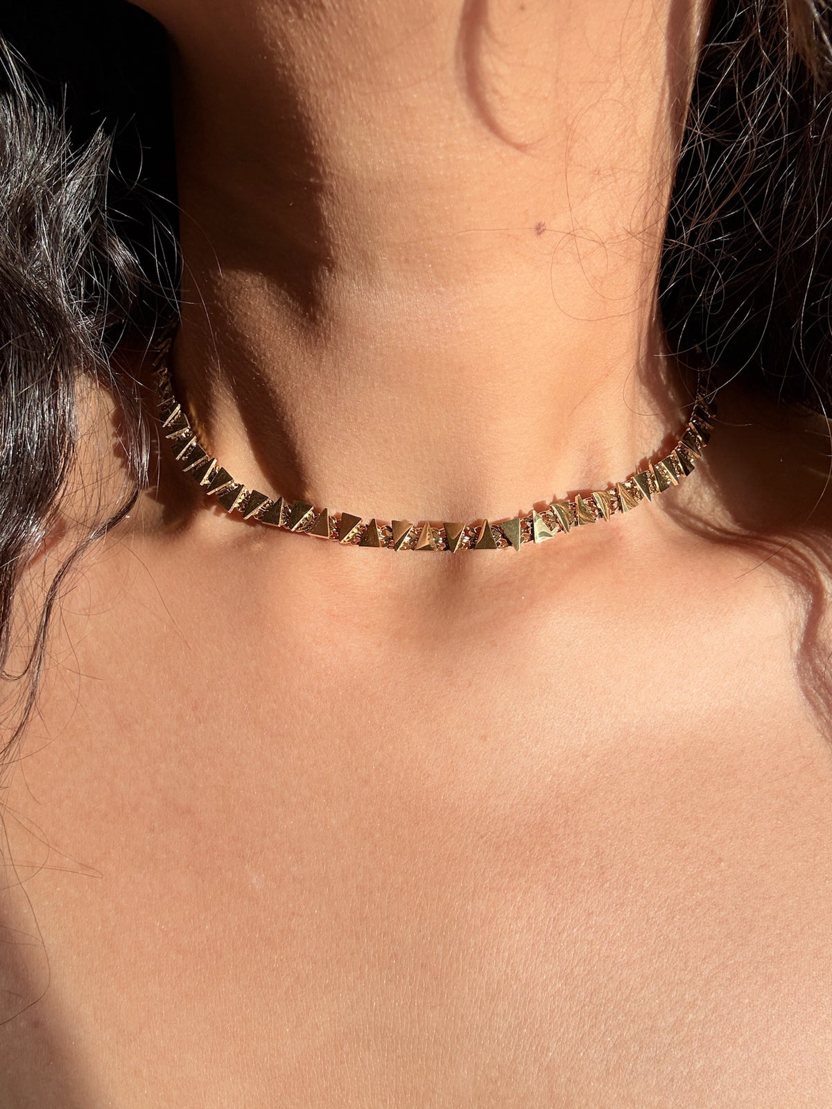 Geometric Luxe Choker