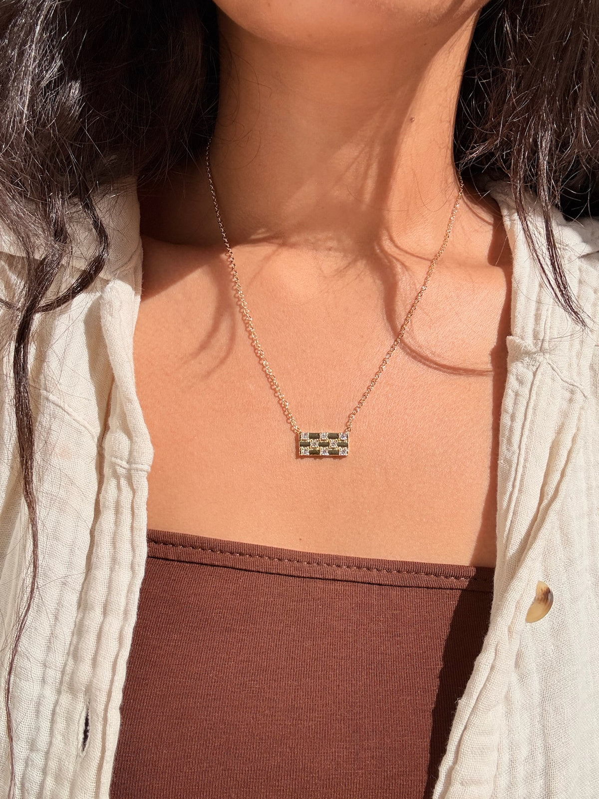 Luxe Square Necklace